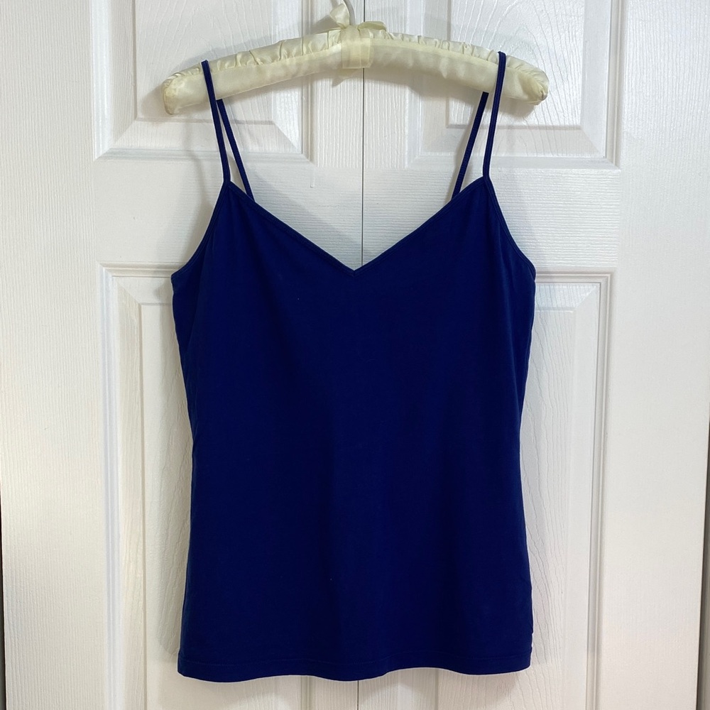 4 for $25 - Elegant Cotton Spandex Old Navy Spaghetti Strap Top in Dark Navy, L